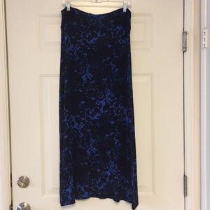 Vintage long maxiskirt stretchy waistband